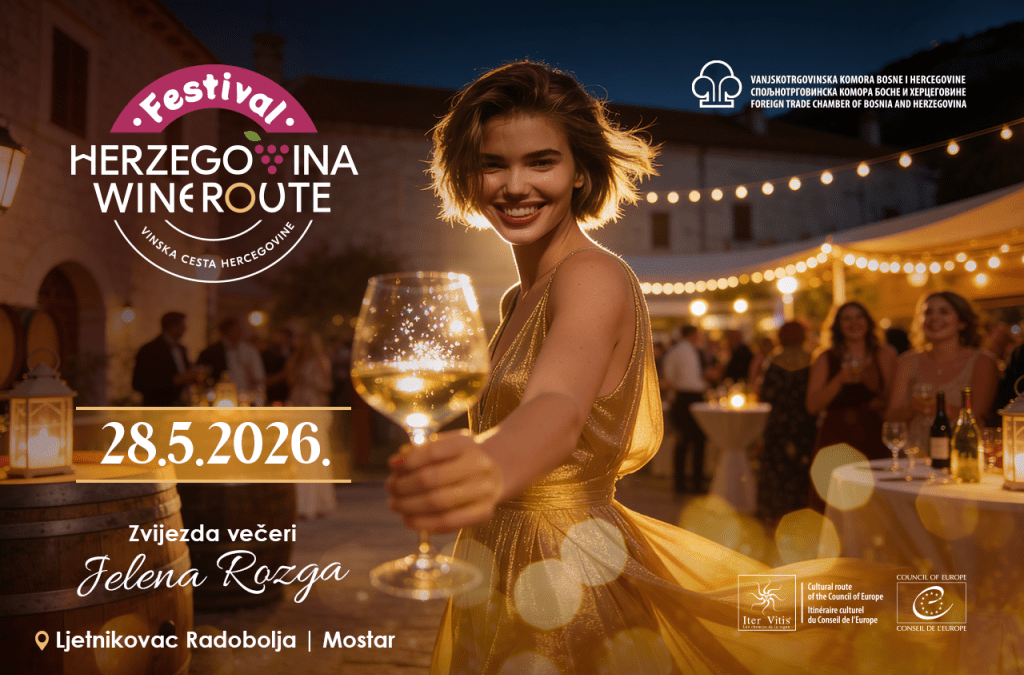 Festival Vinske ceste Hercegovine okuplja ljubitelje vina, gastronomije i vrhunske zabave u Mostaru
