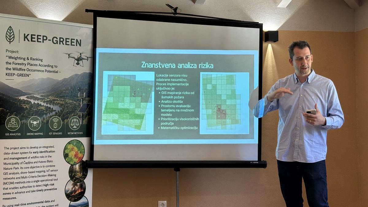 KEEP‑GREEN: novi model upravljanja požarnim rizicima u Hutovu blatu KEEP‑GREEN: novi model upravljanja požarnim rizicima u Hutovu blatu