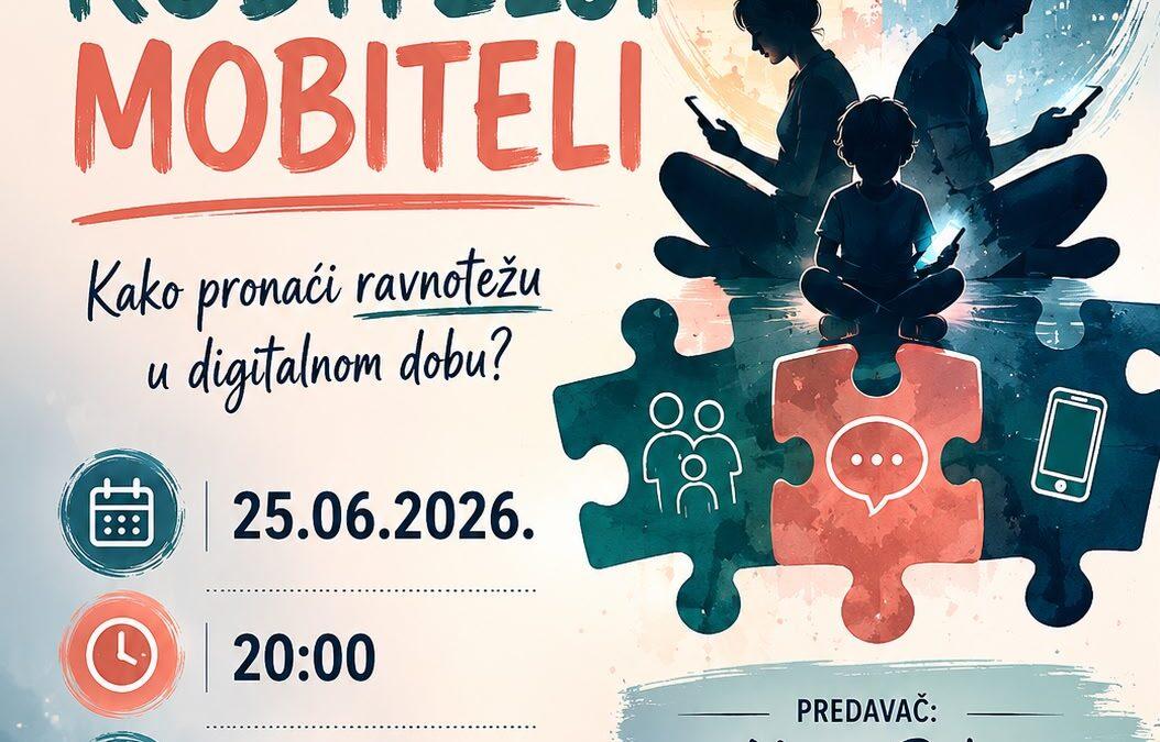 Javna tribina u Gorici-Strugama: „Djeca, roditelji i mobiteli – kako pronaći ravnotežu u digitalnom dobu?“