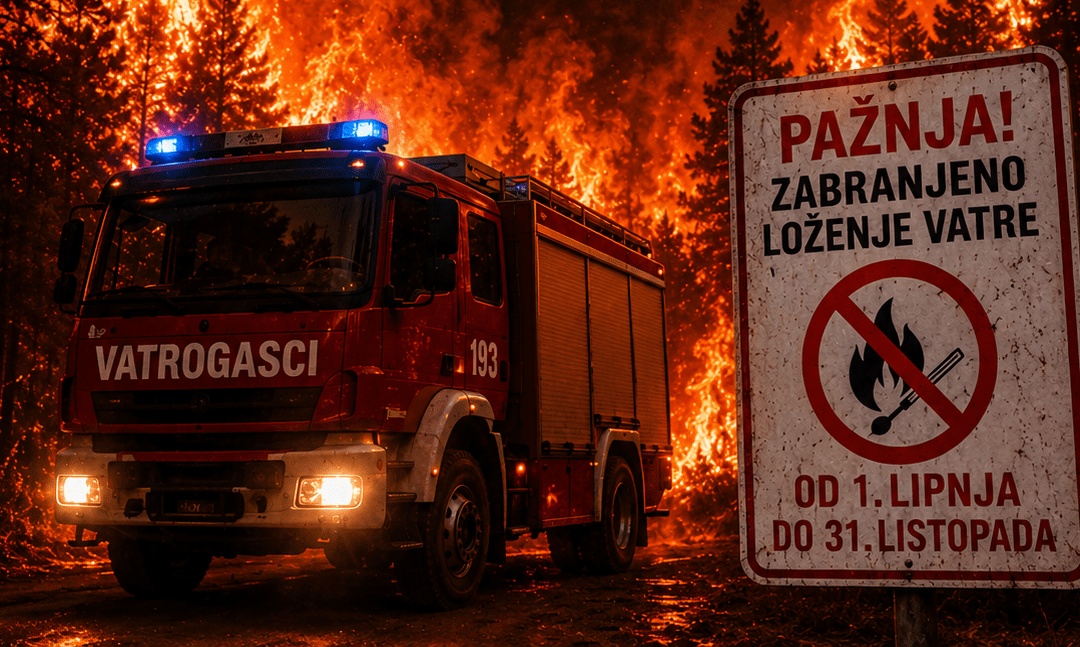 PVP Čapljina: Zabrana paljenja vatre na otvorenom do 31. listopada