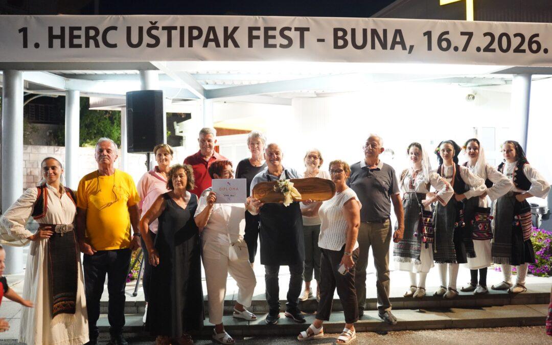 ODRŽAN 1. HERC UŠTIPAK FEST: Više od tisuću posjetitelja uživalo u hercegovačkoj gastronomskoj manifestaciji