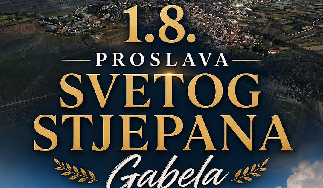 U subotu proslava blagdana svetog Stjepana Prvomučenika u Gabeli