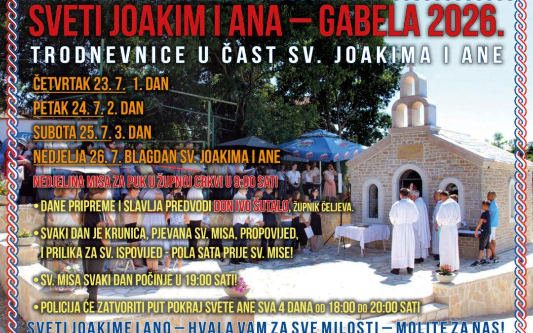 Gabela se priprema za proslavu sv. Joakima i Ane