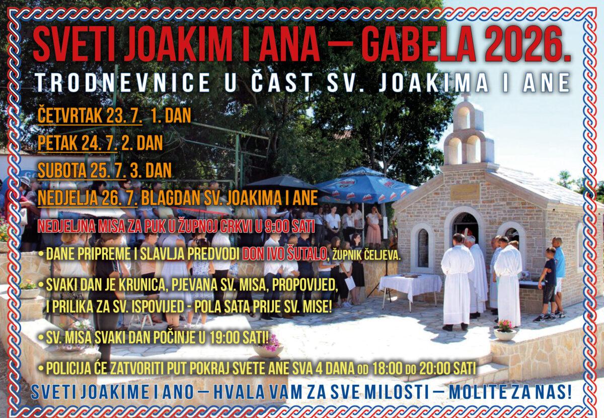 Gabela se priprema za proslavu sv. Joakima i Ane Gabela se priprema za proslavu sv. Joakima i Ane