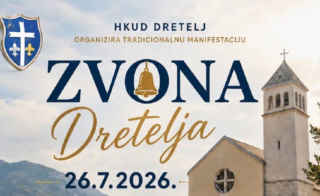 „Zvona Dretelja 2026.“: Bogat kulturno-umjetnički program i pučka fešta