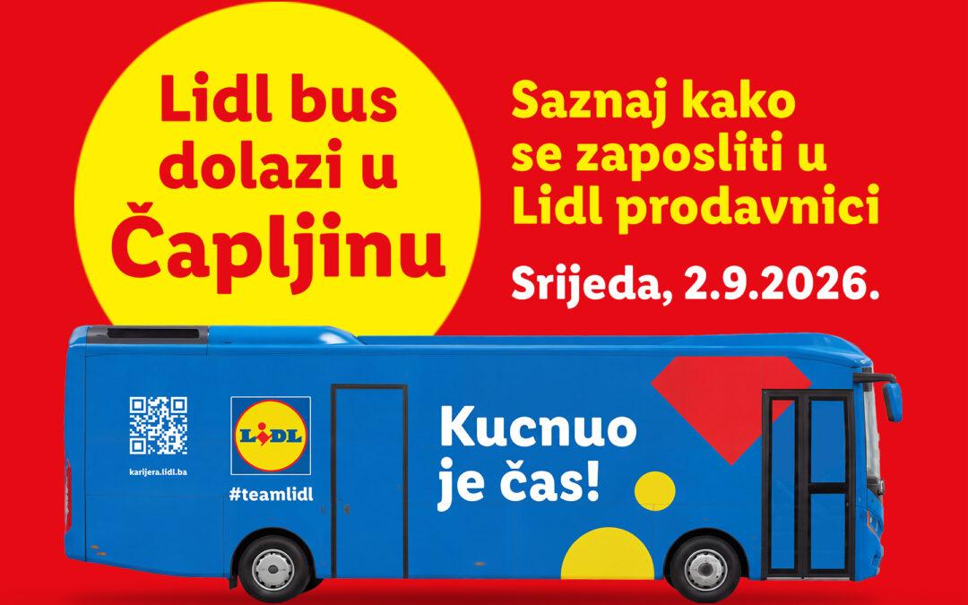 Kucnuo je čas za upoznavanje uživo: “Lidl bus” dolazi u Čapljinu