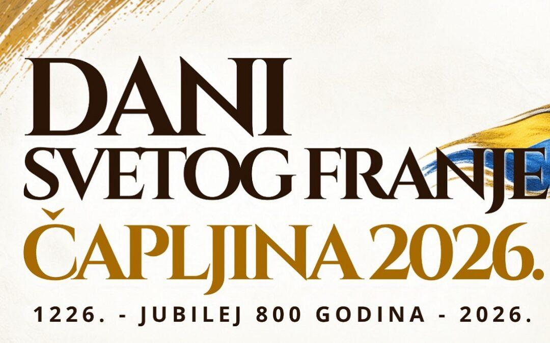 Počeli „Dani svetog Franje – Čapljina 2026.“ – bogat i raznovrstan molitveni, kulturni, edukativni, gastronomski i zabavni program
