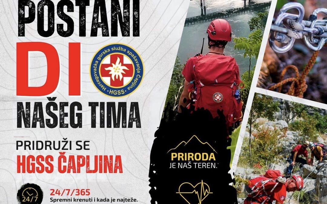 HGSS Čapljina poziva nove članove: Postani dio tima!