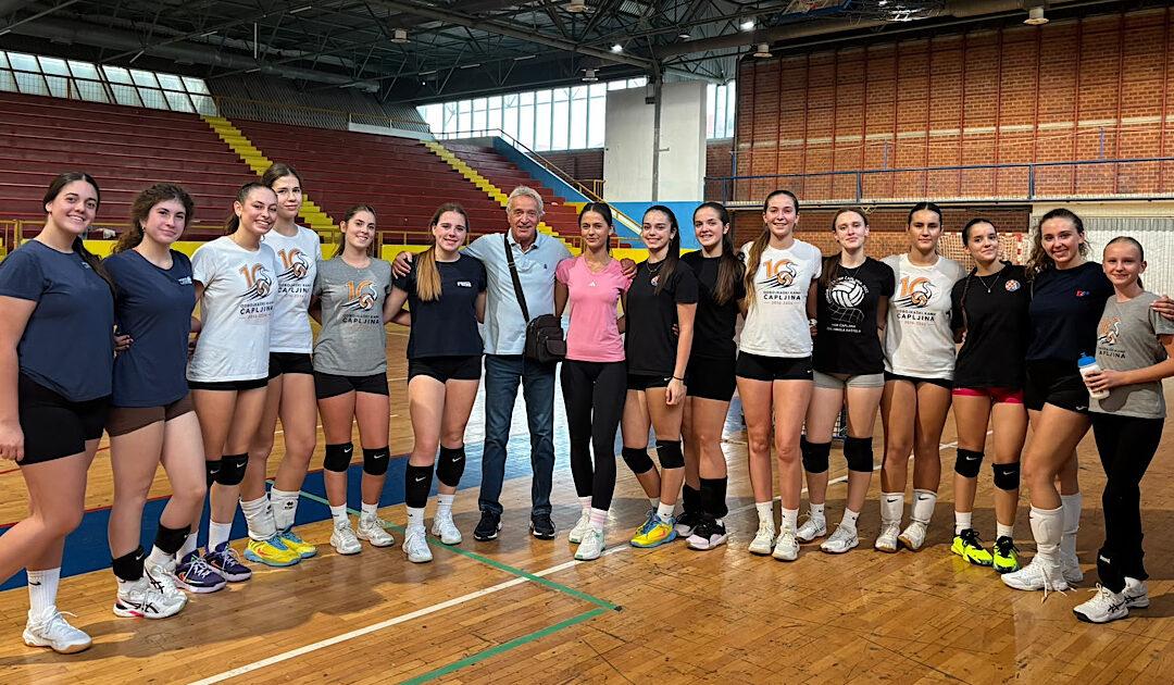 Radovan Malević posjetio HOK Čapljina: Veliko ime hrvatske odbojke u Čapljini