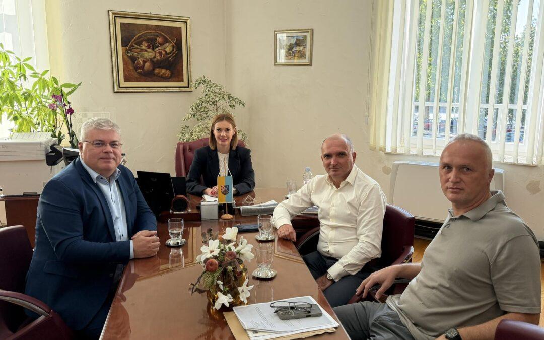 Gradonačelnica Iva Raguž s vodstvom HT Eroneta o telekomunikacijskoj infrastrukturi na području Čapljine