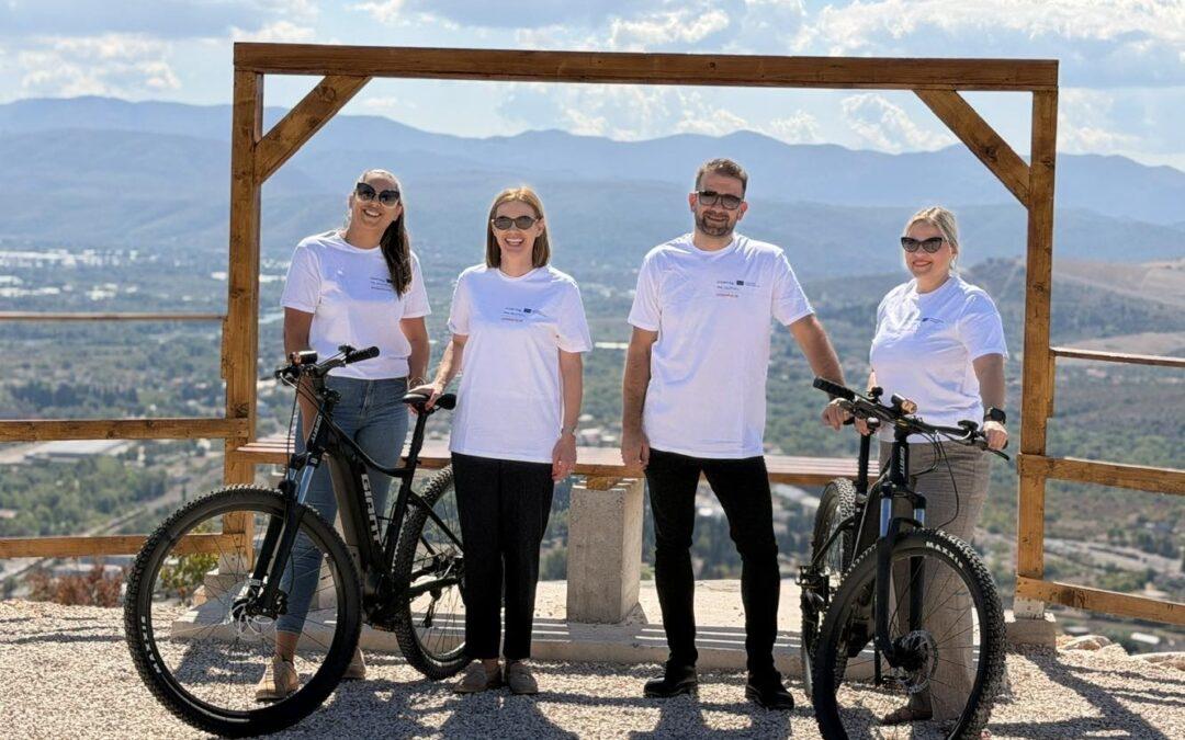 Pedalama do vidikovca: gradonačelnica Raguž provozala se biciklističkom stazom  Gradina