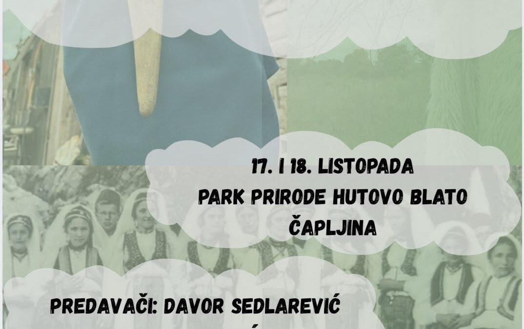U Hutovu blatu u listopadu radionica starih svatovskih napjeva i plesa