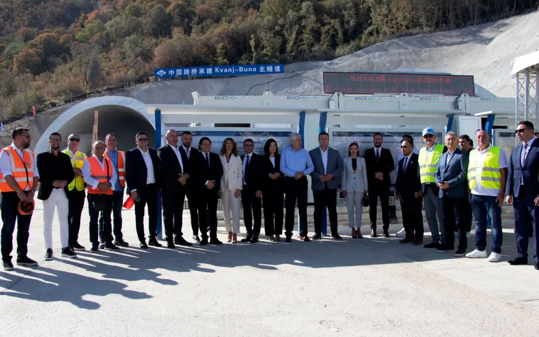 Važan dan za Hercegovinu: Probijen tunel Kvanj na trasi izgradnje autoceste na Koridoru Vc