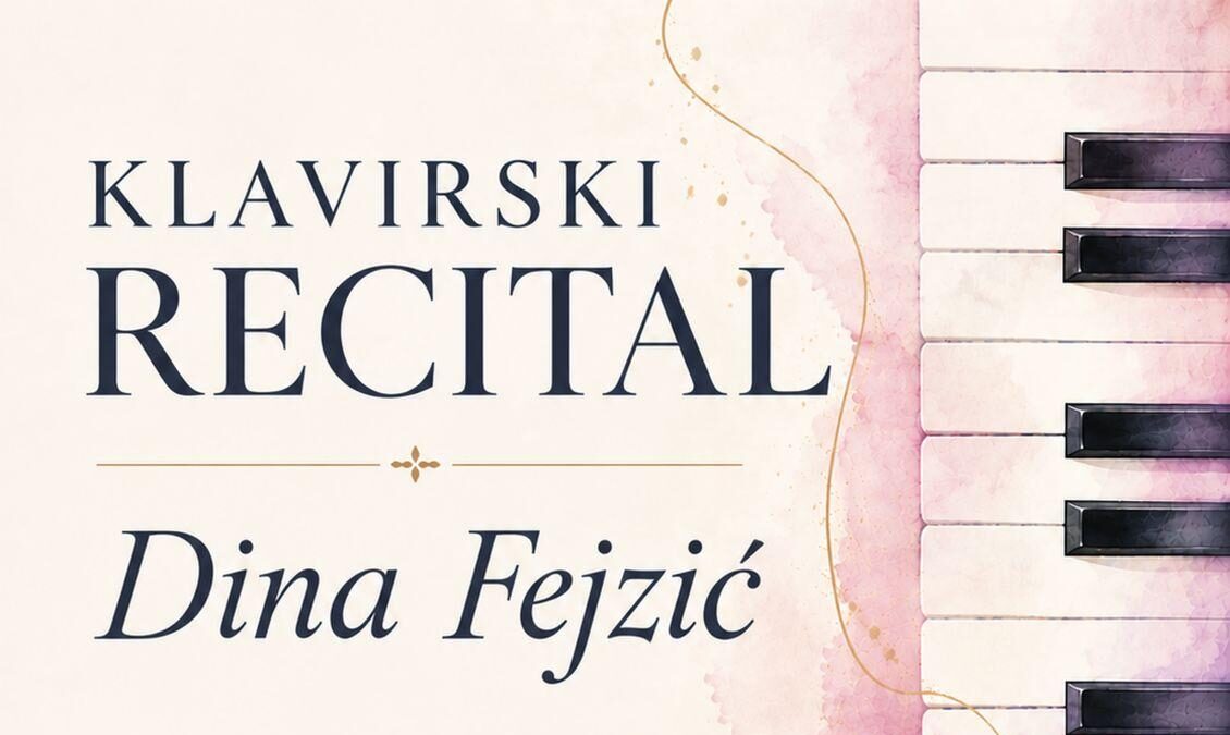 Klavirski recital Dine Fejzić u Čapljini Klavirski recital Dine Fejzić u Čapljini