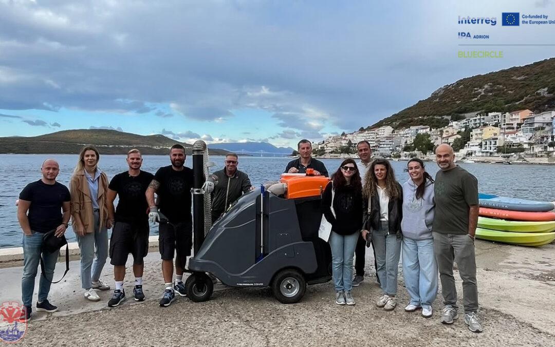 U Neumu održana aktivnost prikupljanja plažnog odpada u sklopu projekta BLUECIRCLE