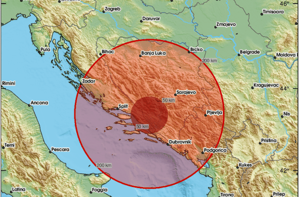 Potres jačine 3,2 po Richteru zabilježen na području Čapljine